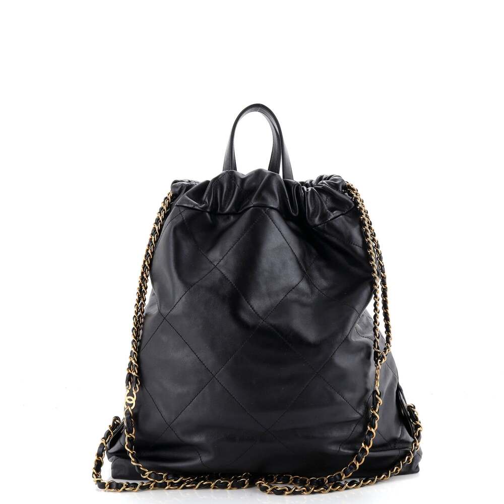 Chanel 22 Chain Backpack Quilted #255402C49B - Picture 3 of 6